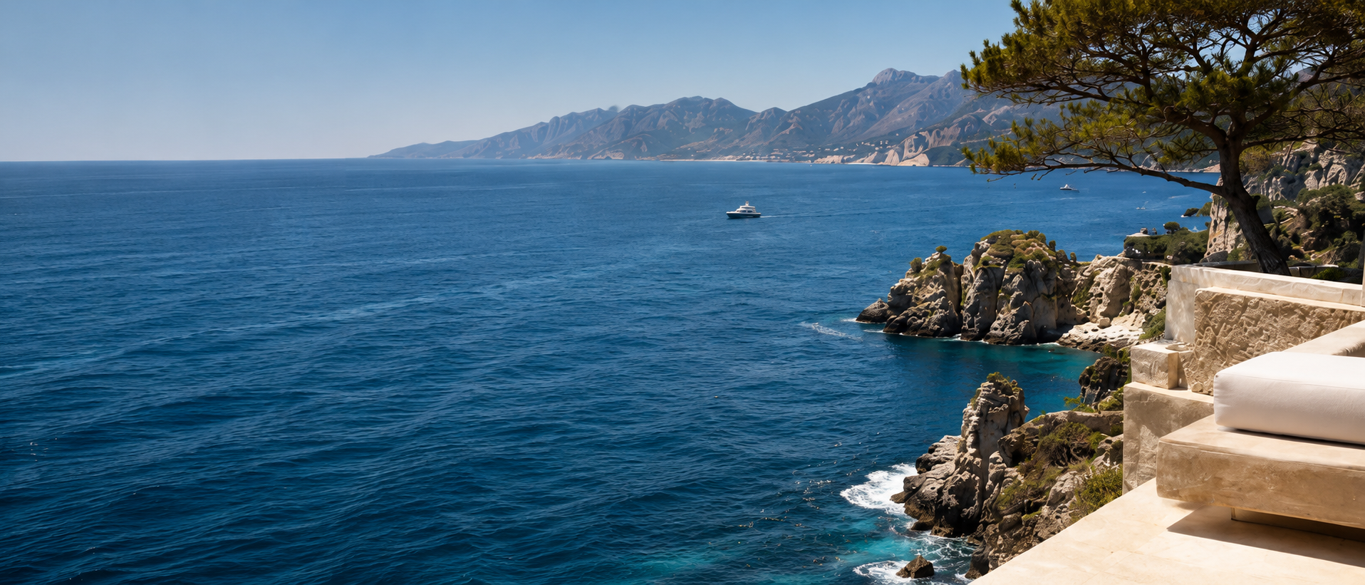 Mediterranean coastline
