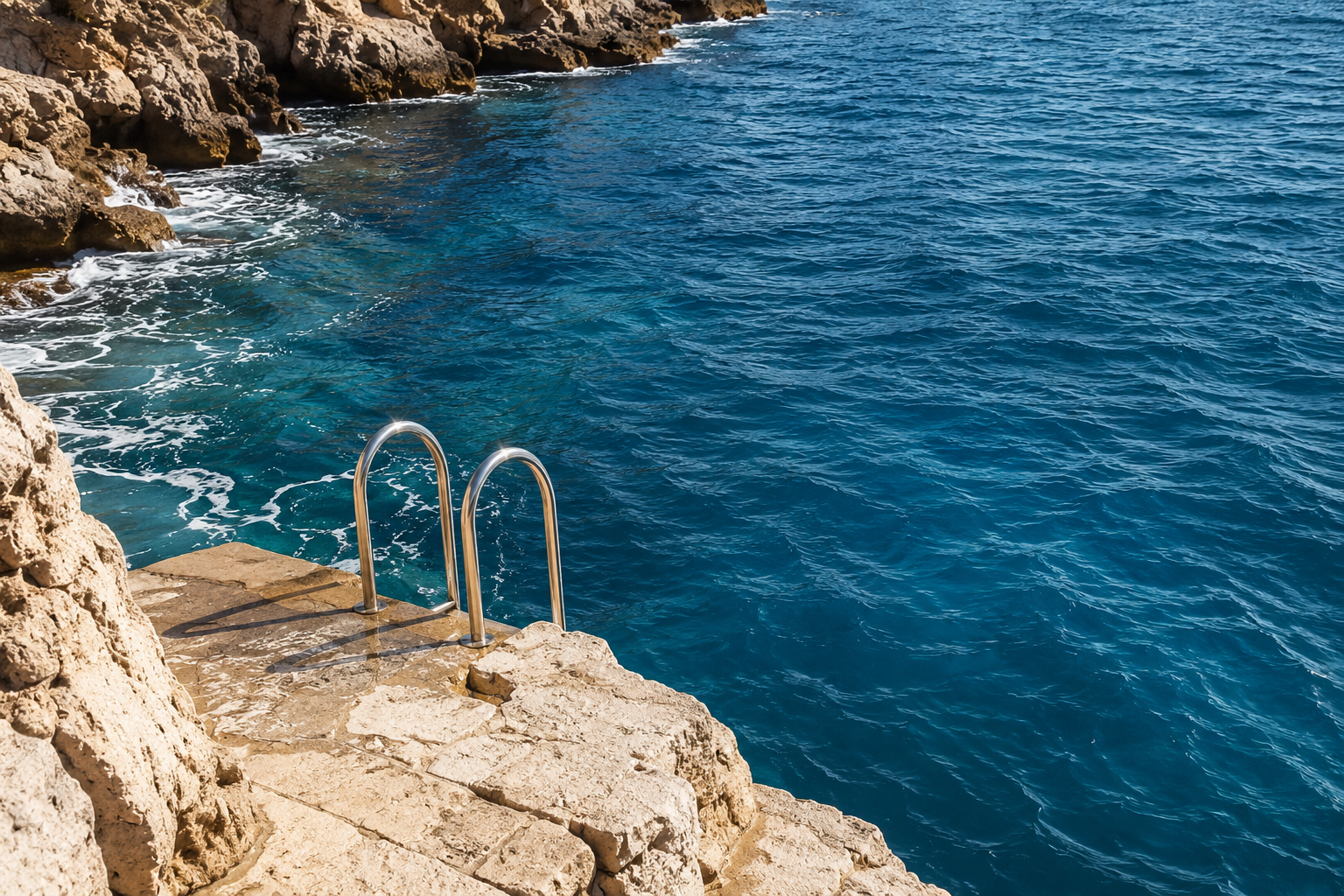 Mediterranean swimming platform